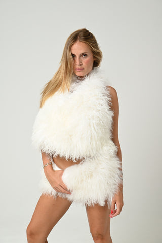 Coordinato in Mongolia bianco