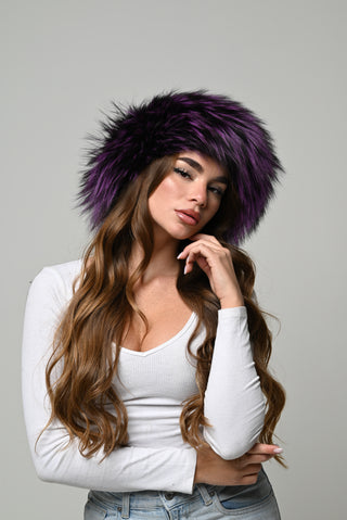 Colbacco in volpe viola