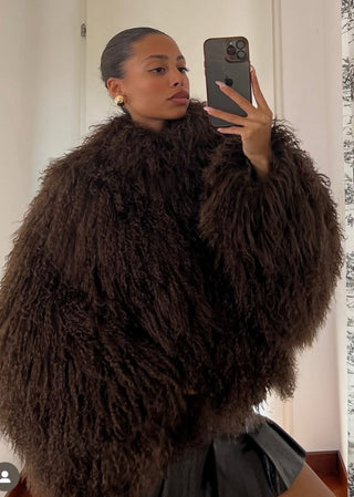 Mongolia Elsa collo sciallato