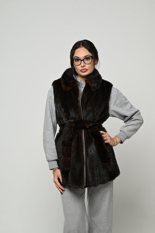 Gilet in visone 589