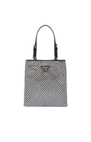 Prada borsa tote con cristalli