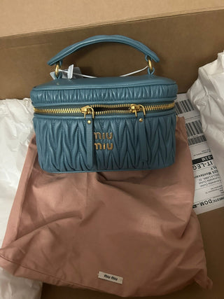 Borsa a tracolla in nappa matelassè