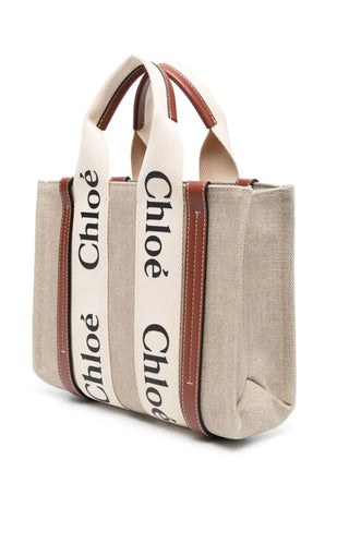 CHLOE
Borsa Woody Basket in Lino