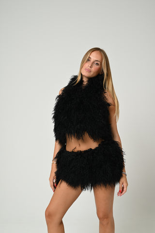 Coordinato in Mongolia nero