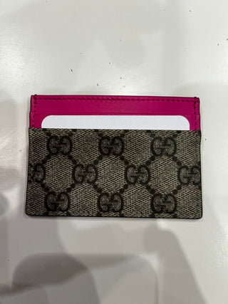 Portacarte Gucci fucsia